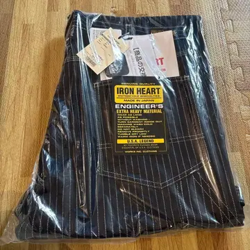 [ 새상품 미사용품 ] IRON HEART 아이언 하트 데님 38인치