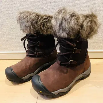 [] KEEN 킨 헬레나 스노우 부츠 22.5cm 브라운