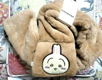 치이카와 시마무라 넥워머 티펫 머플러 토끼