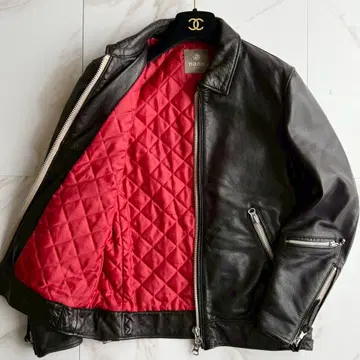 새상품급 나노 유니버스 램 가죽 싱글 라이더 자켓 퀼팅