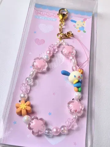 [ 미개봉 새상품 ] 우사하나 폰 스트랩 스마트폰 비즈 스트랩