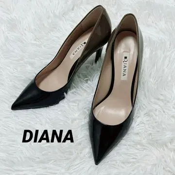 [컨디션 최상] DIANA 에나멜 그라데이션 스틸레토 23.5cm