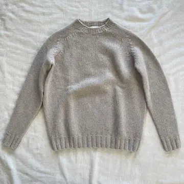MORRIS&SONS 울100% 니트 베이지 사이즈34