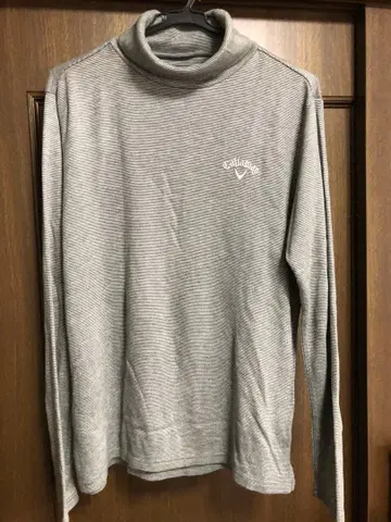 캘러웨이 그레이 터틀넥 긴팔 셔츠