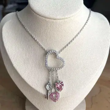 SWAROVSKI 하트 목걸이