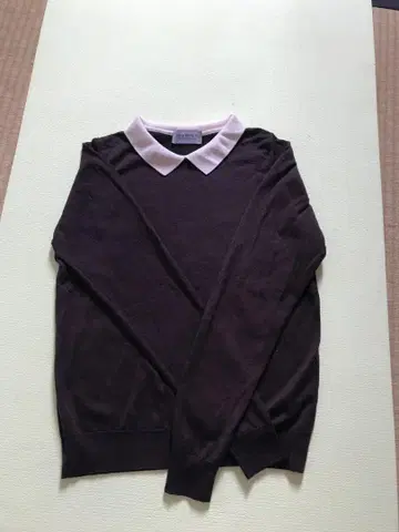 JOHN SMEDLEY 긴팔 니트 M 다크 브라운