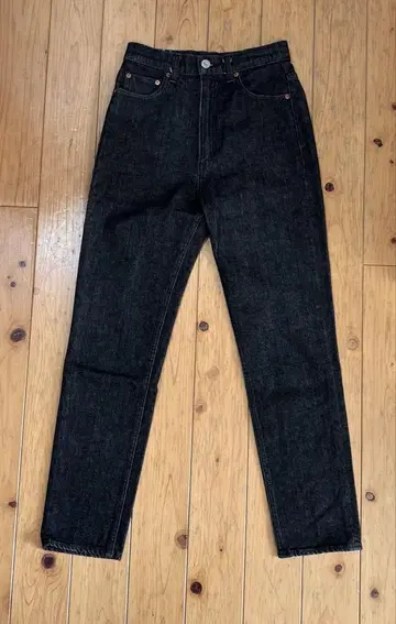 마우지 PLAIN JEANS BLK STRAIGHT SLIM 새상품급