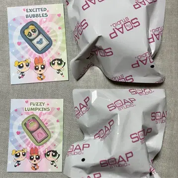 [미사용 새상품] 파워퍼프걸스 키캡 버블스 2세트