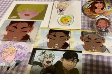 에이리언 스테이지 에이스테 루카 효나 카드 캔뱃지