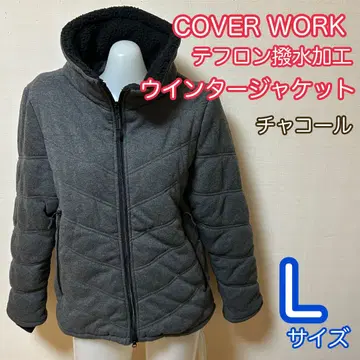 COVER WORK 테프론 발수 윈터 자켓 차콜 L 사이즈