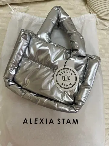 ALEXIA STAM Puffer Bag Silver