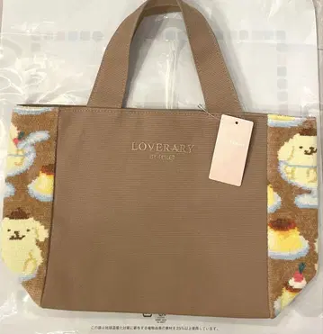 미사용 새상품 러브러리 바이 페이러 폼폼푸딩 산리오 토트백