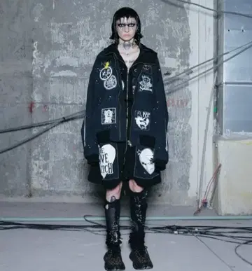 kidill 모즈 코트 MOHAWK PATCH MODS COAT