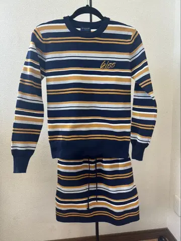 s779 KISS ON THE GREEN 골프 스커트 상하의 세트 2