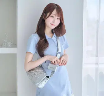 Rosemuse 퀼팅 크로스 숄더백