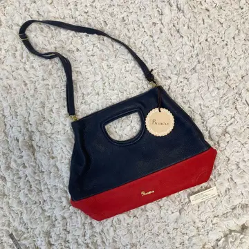 Beau're  천연 가죽 2WAY 핸드백 숄더백 사선 크로스백