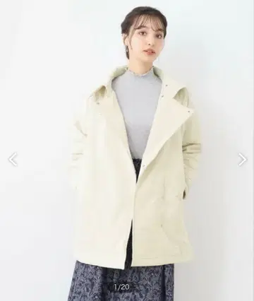 로라 애슐리 파이버 충전솜 코트