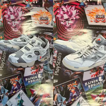 2장 세트 Playstation x Reebok 포스터