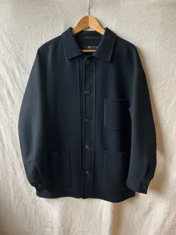 +J 유니클로 x 질 샌더 울 블렌드 오버 사이즈 셔츠 자켓 L