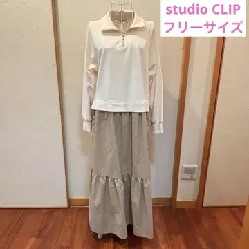 studioCLIP 스튜디오 클립 하프 지퍼 도킹 원피스