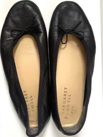마가렛호웰 아이디어 블랙 플랫 발레 슈즈 리본 24