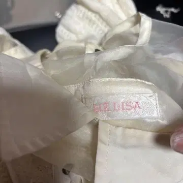 LIZ LISA 화이트 레이스 미니 원피스