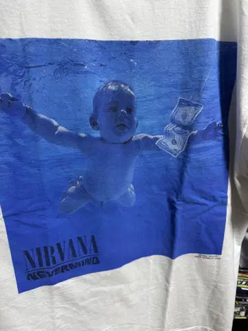 NIRVANA NEVERMIND 티셔츠 XL 사이즈