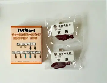 하이큐 참 포함 네임 배지 컬렉션