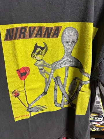 NIRVANA 아트 프린트 T셔츠 XL 사이즈