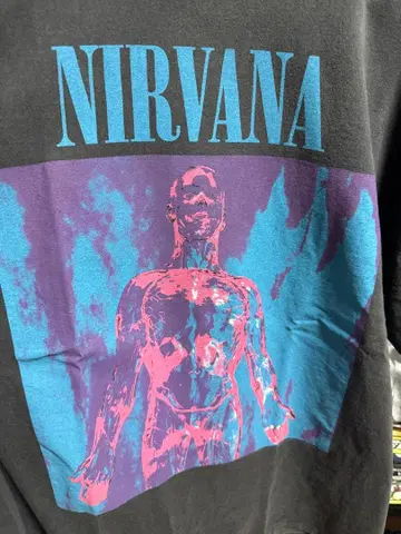 NIRVANA 그래픽 T셔츠 SLIVER XL 사이즈