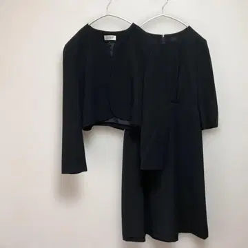 포멀 의류 블랙 자켓 포함 원피스 9호
