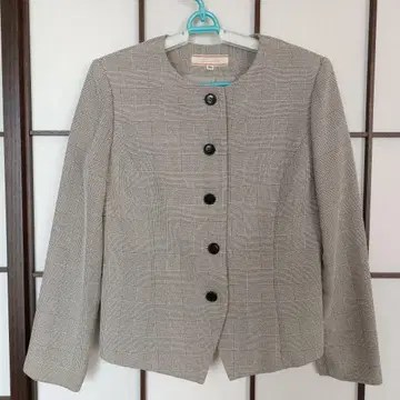 Craselia 크라세리아 체크 무늬 테일러드 자켓 9AR