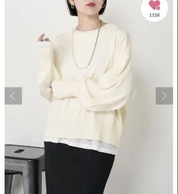 개럴개런트 2way 니트 V넥 니트
