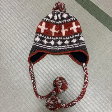 CA4LA 카시라 귀마개 있음 뜨개질 니트 모자 울 혼방