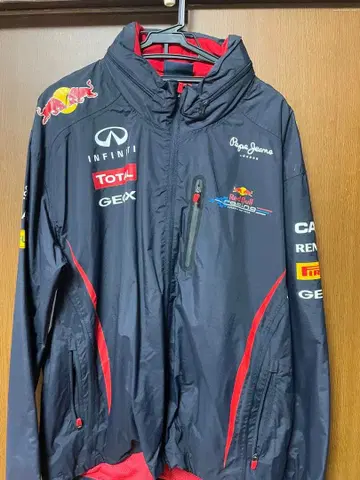 Red Bull Racing 나일론 자켓 L 사이즈 네이비