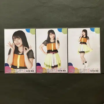 무카이치 미온 AKB48 생사진 전국 투어 아이치현 3장 컴프
