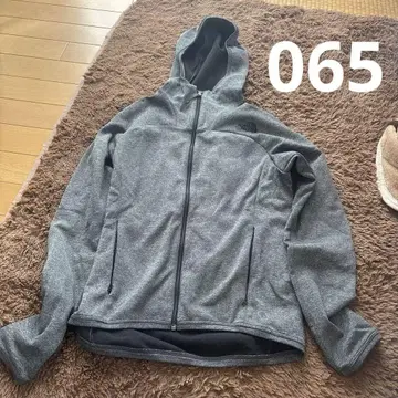 THE NORTH FACE 그레이 후드 부착 후드티 M