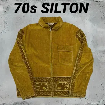 70s SILTON 빈티지 머스타드 코듀로이 자켓 M