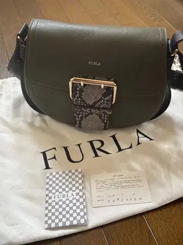 FURLA 숄더백 카키 새상품급