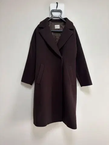 데미-럭스 브라운 울 코트 사이즈 36