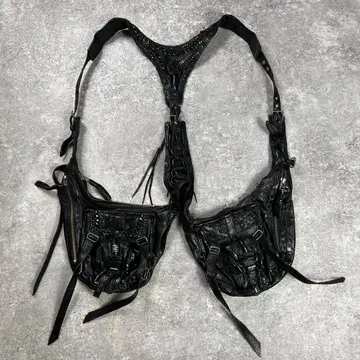 KMRii 케리 가죽 베스트 홀스터 숄더백