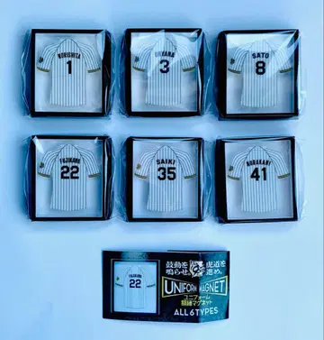 한신 타이거즈 유니폼 액자 마그넷 컴플리트 세트