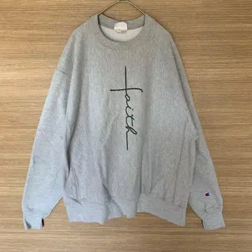 Champion 챔피온 리버스 위브 맨투맨 트레이닝복 그레이 L