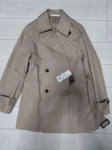 UNIQLO 유니클로 택 포함 새상품 베이지 트렌치코트 M 자켓 미사용