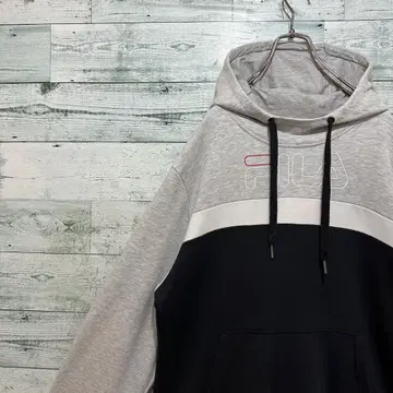 [휠라] FILA 최고 디자인 빅 로고 레트로 인기 맨투맨 후드티