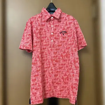 캘러웨이 빨간색 M 피케 셔츠