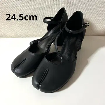 [ 새상품급 ] THE YON 타비 스트랩 펌프스 24.5cm 매트 블랙