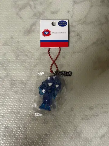 미개봉 새상품 간사이 만박 회장 한정판 먀쿠먀쿠 키링 글리터 파랑
