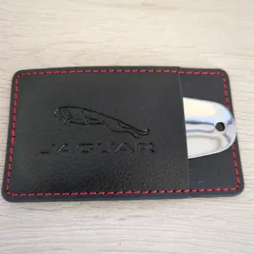 JAGUAR 스테인리스 스틸 키링 겸 구두 주걱 가죽 케이스 포함