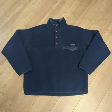 patagonia Synchilla 플리스 스냅 T L 네이비